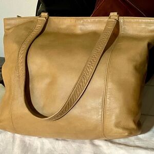 Coach Light Tote 4065 Vintage Taupe Well Loved Leather Project Rehab made USA